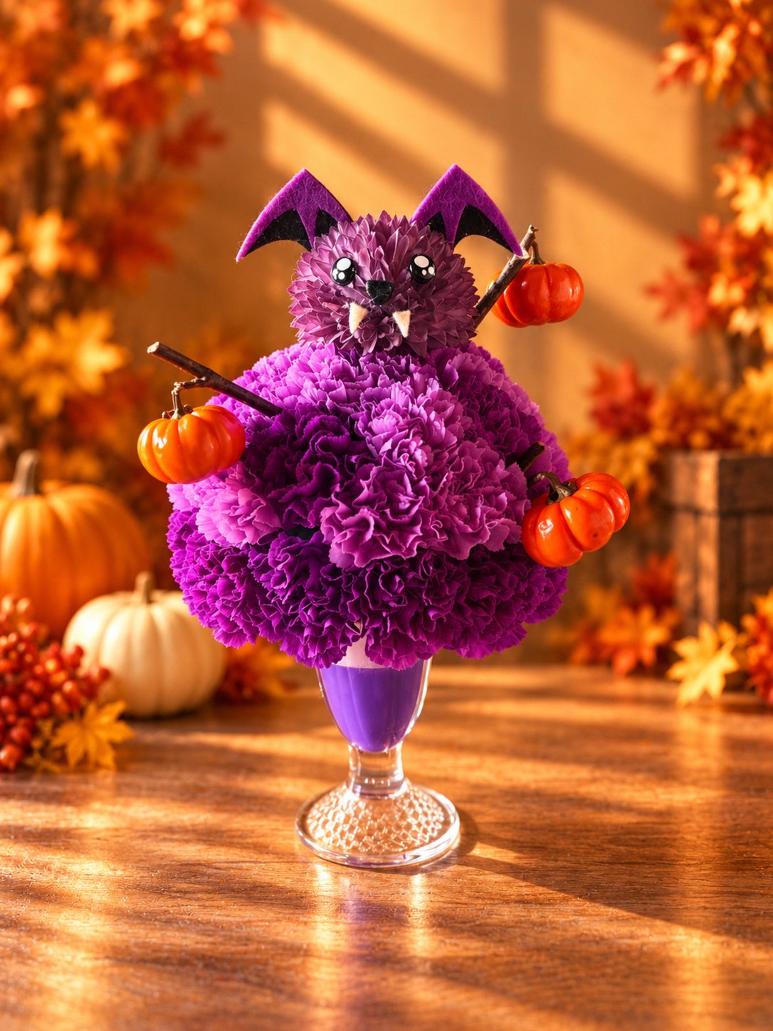 Le Petit Vampire | Halloween Bat Flower Frappé