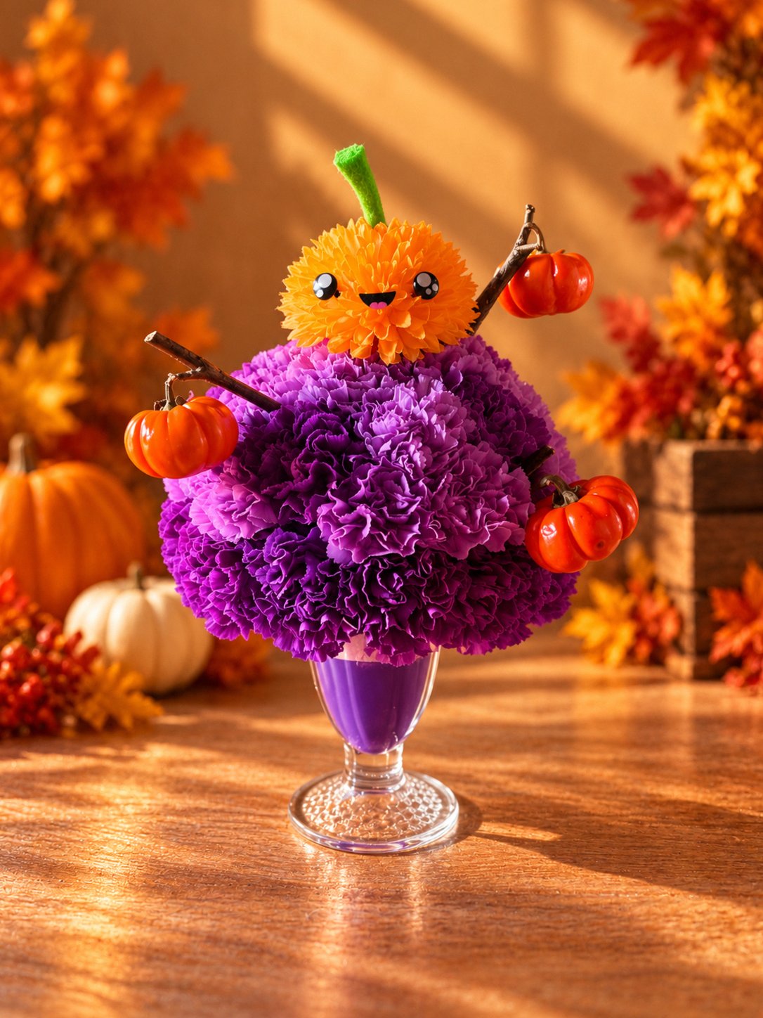 La Petite Citrouille | Halloween Pumpkin Flower Frappé
