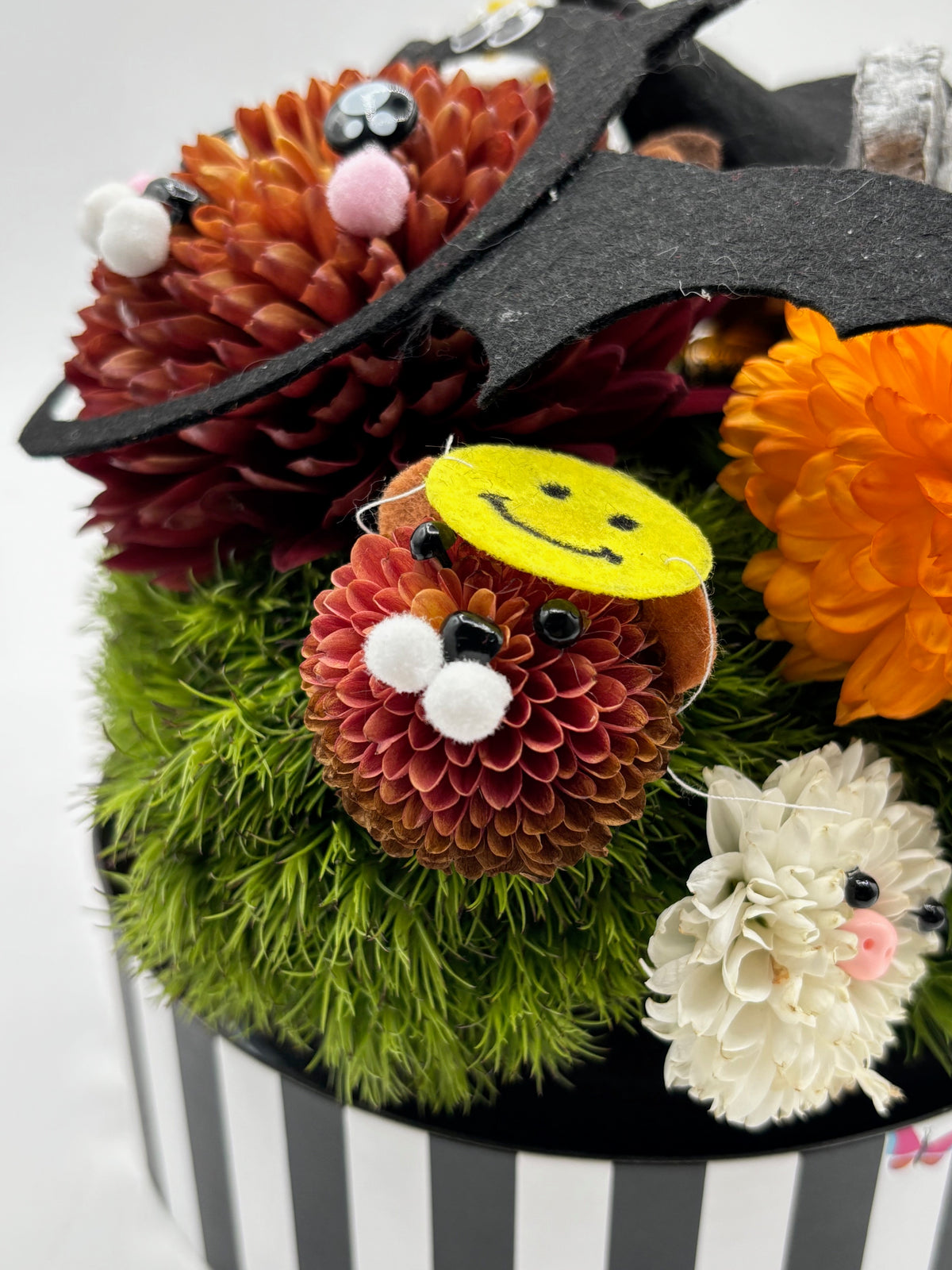 Bluebearry Bear Halloween - (seasonal) Made With Fresh Cut Flowers