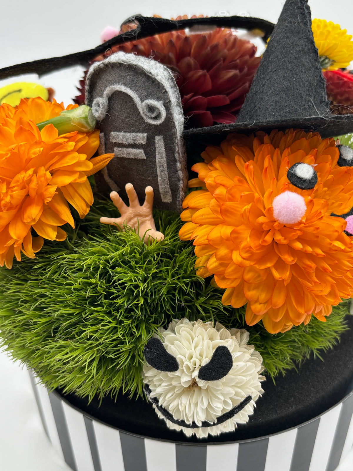 Bluebearry Bear Halloween - (seasonal) Made With Fresh Cut Flowers