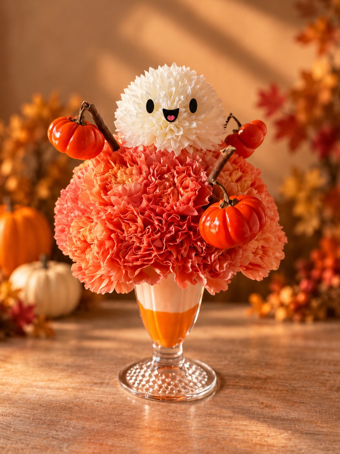 Le Petit Fantôme | Halloween Ghost Flower Frappé