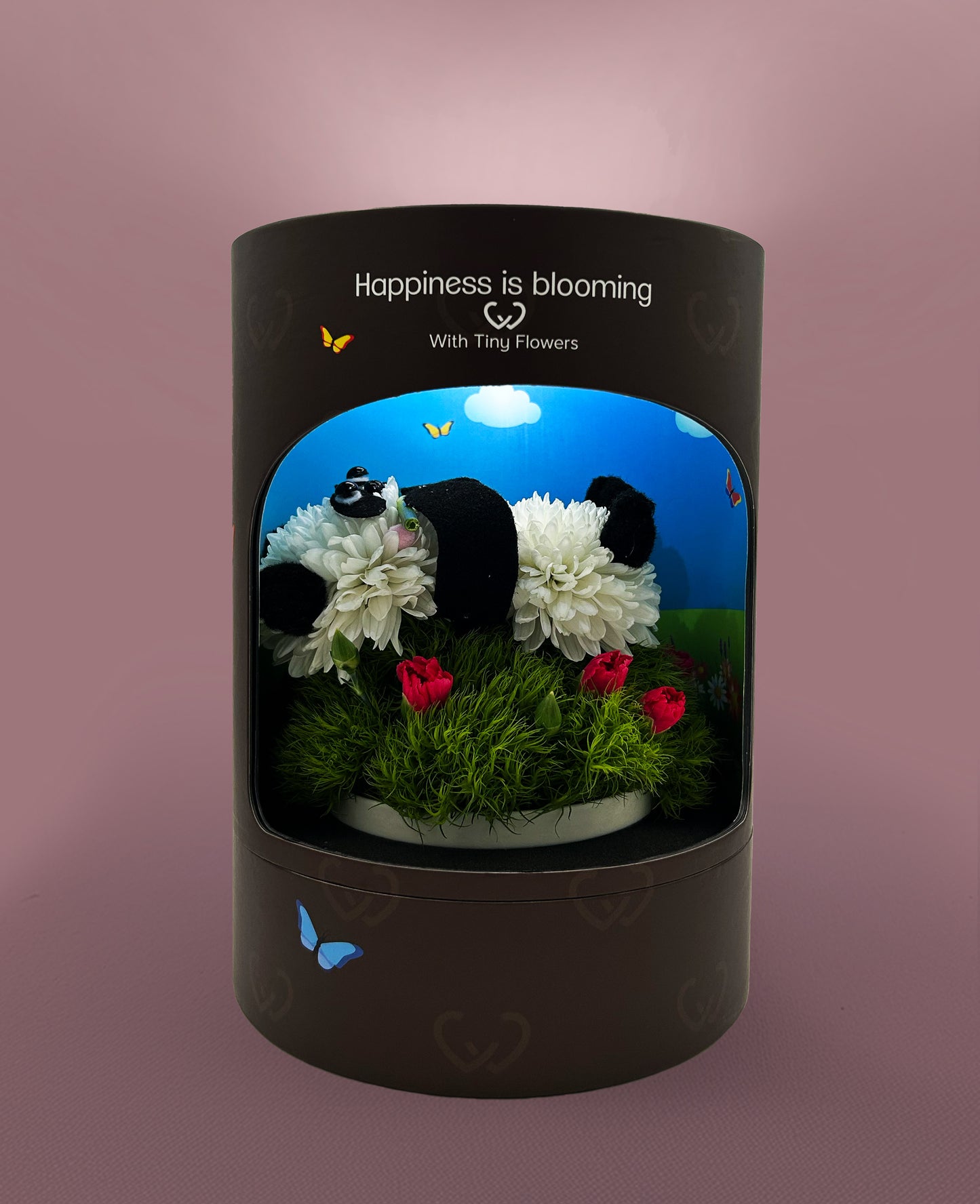 Peter  Panda – calm, cool, covered in blooms