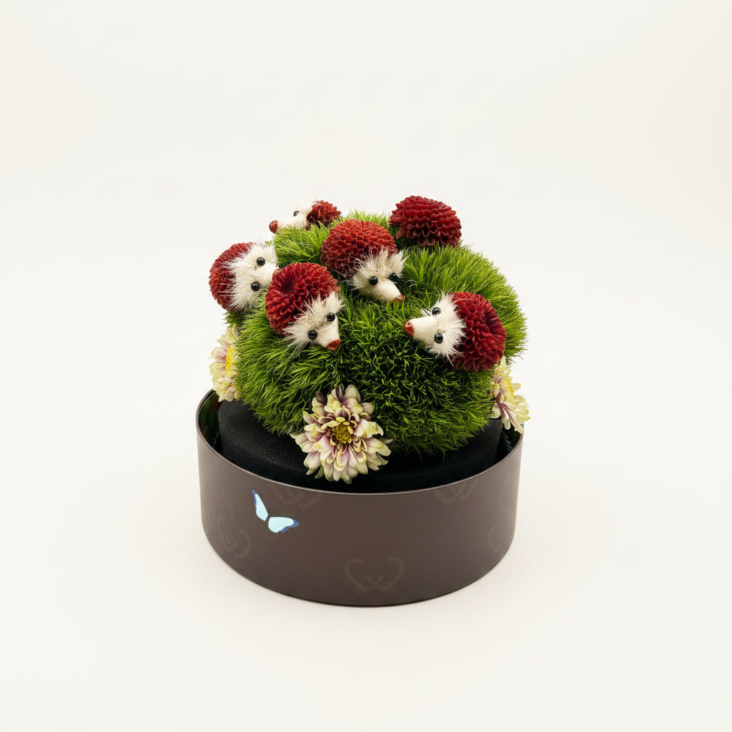 The Pricklepants Hedhehogs Kids - (seasonal) Made with Fresh Cut Flowers