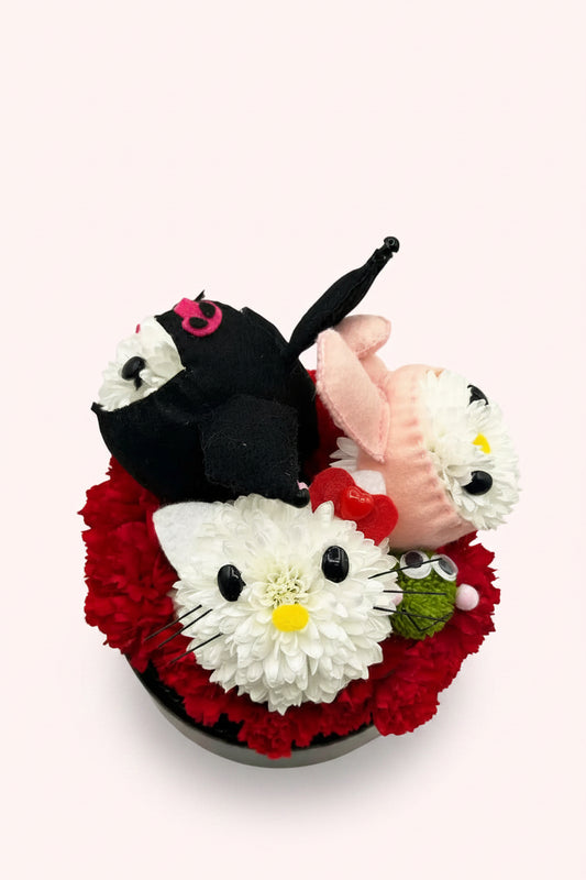 Happiness Trio - Made With Fresh Cut Flowers