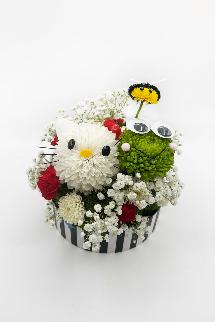 Happiness Duo - Made with Fresh Cut Flowers